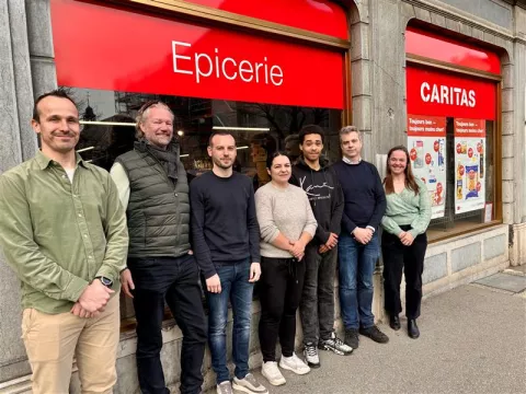 Équipe chez Caritas